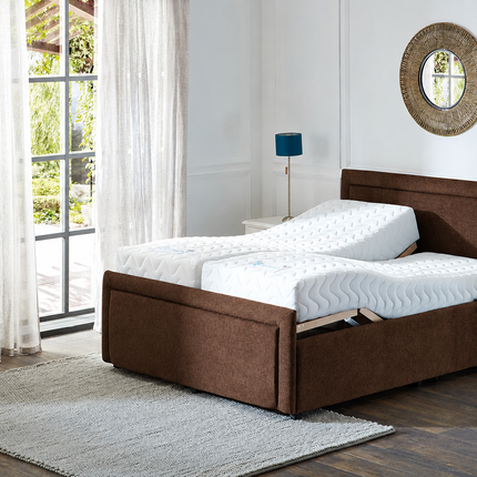 Supreme Electric Adjustable Bed with Headboard & Footend, Premium Memory Foam, 25 Year Warranty*