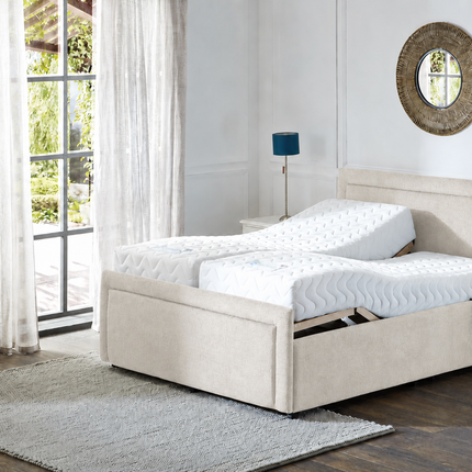 Supreme Electric Adjustable Bed with Headboard & Footend, Premium Memory Foam, 25 Year Warranty*