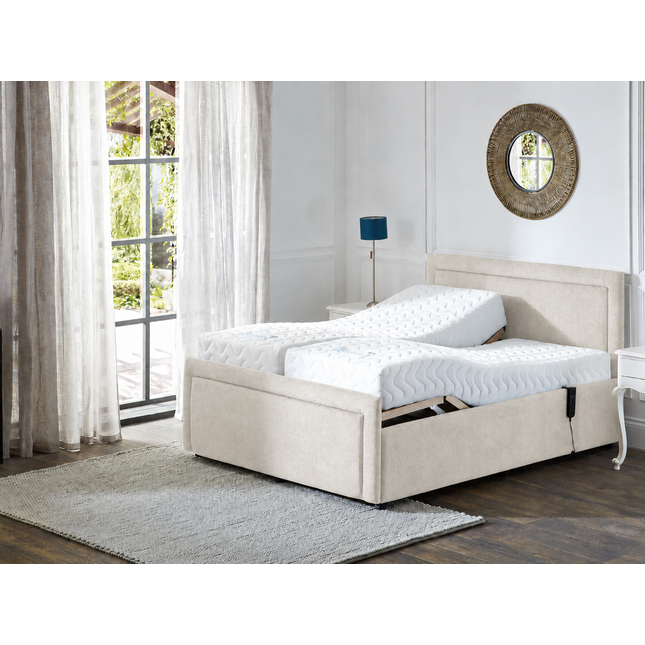 Supreme Electric Adjustable Bed with Headboard & Footend, Premium Memory Foam, 25 Year Warranty