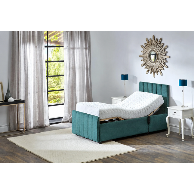 Supreme Adjustable Bed - Oxford Headboard & Footend, Premium Memory Foam, 25 Year Warranty