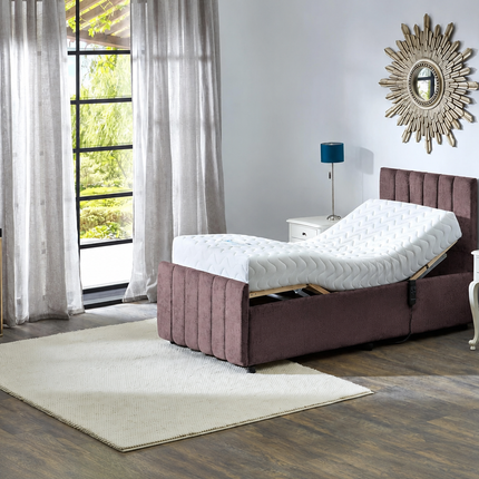Supreme Adjustable Bed - Oxford Headboard & Footend, Premium Memory Foam, 25 Year Warranty*