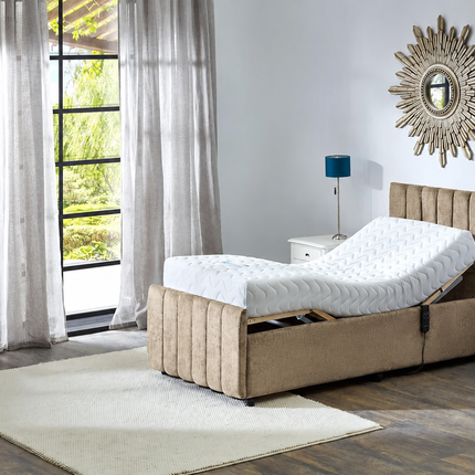 Supreme Adjustable Bed - Oxford Headboard & Footend, Premium Memory Foam, 25 Year Warranty*