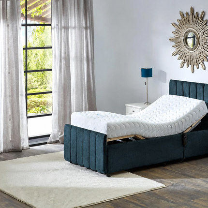 Supreme Adjustable Bed - Oxford Headboard & Footend, Premium Memory Foam, 25 Year Warranty*