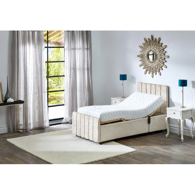 Supreme Adjustable Bed - Oxford Headboard & Footend, Premium Memory Foam, 25 Year Warranty