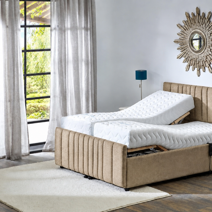 Supreme Adjustable Bed - Mayfair Headboard & Footend, Premium Memory Foam, 25 Year Warranty*