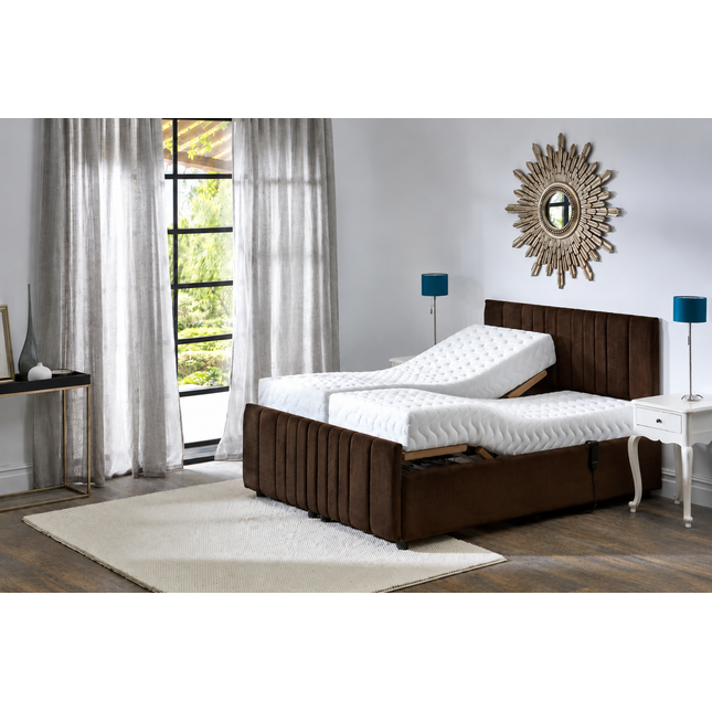 Supreme Adjustable Bed - Mayfair Headboard & Footend, Premium Memory Foam, 25 Year Warranty