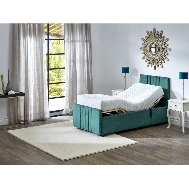 Supreme Adjustable Bed - Mayfair Headboard & Footend, Premium Memory Foam, 25 Year Warranty