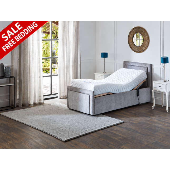 Supreme Electric Adjustable Bed with Headboard & Footend, Premium Memory Foam, 25 Year Warranty*