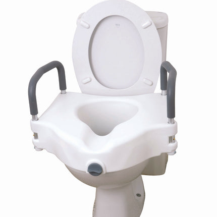 Drive Raised Toilet Seat with Removable Arms