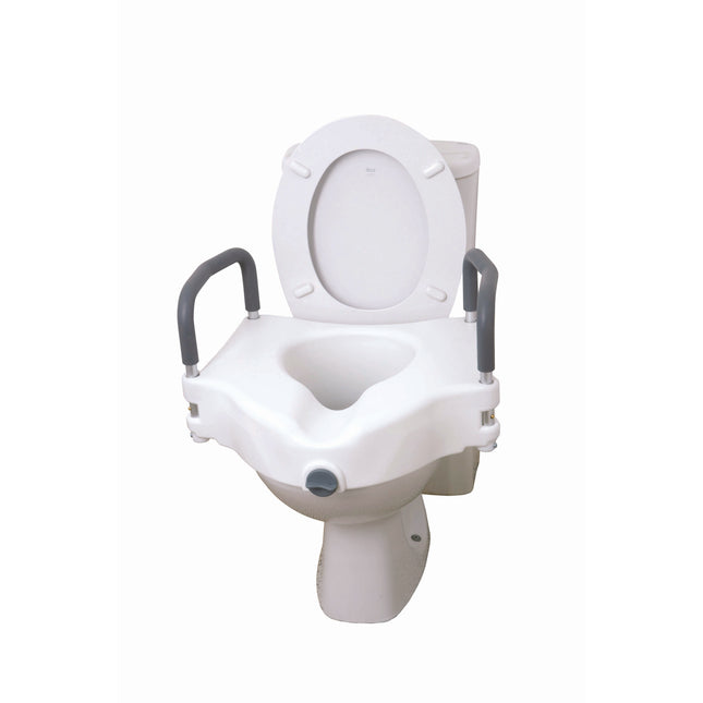 Drive Raised Toilet Seat with Removable Arms
