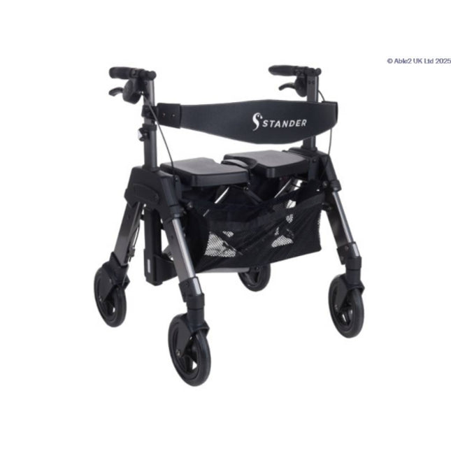 Wonder Rollator HD - Heavy Duty - Black Walnut