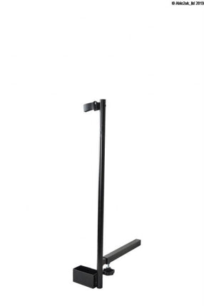 Scooter Crutch Stick Holder - Black Metal