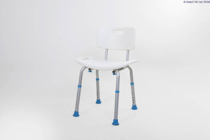Atlantis Contour Shower Stool with back