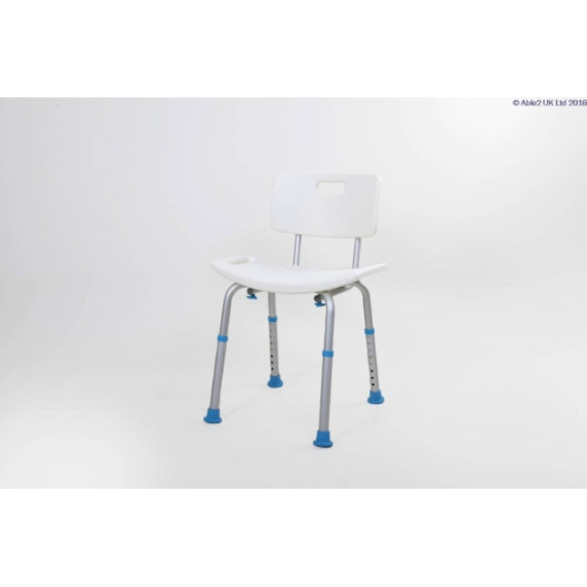 Atlantis Contour Shower Stool with back