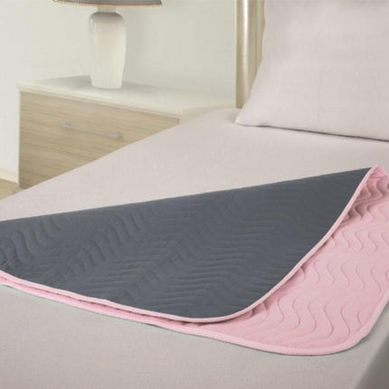 Vida Washable Bed Pad Pink - Midi/Maxi - With/Without Tucks
