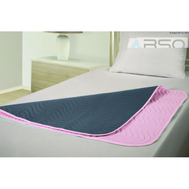 Vida Washable Bed Pad Pink - Midi/Maxi - With/Without Tucks