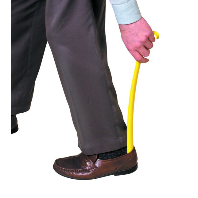 Plastic Shoehorn With Hook