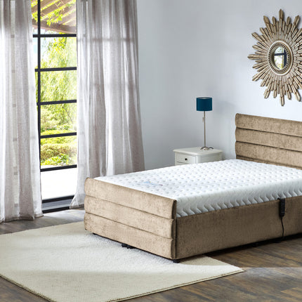 Supreme Adjustable Bed - Windsor Headboard & Footend,  Premium Memory Foam, 25 Year Warranty