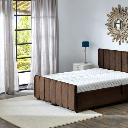 Supreme Adjustable Bed - Oxford Headboard & Footend, Premium Memory Foam, 25 Year Warranty