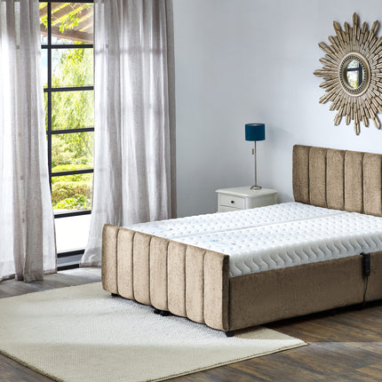 Supreme Adjustable Bed - Oxford Headboard & Footend, Premium Memory Foam, 25 Year Warranty