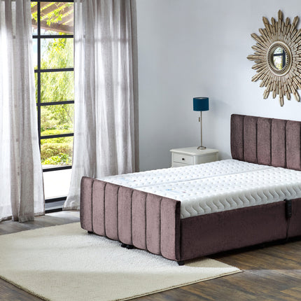 Supreme Adjustable Bed - Oxford Headboard & Footend, Premium Memory Foam, 25 Year Warranty