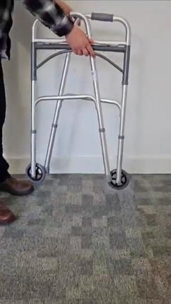 Folding Walking Frame with Wheels