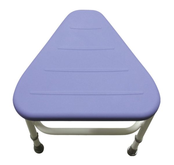 Belmont Corner Shower Stool with PU seat - Image 2