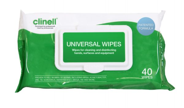 Clinell Universal Wipes - 2 size packs available