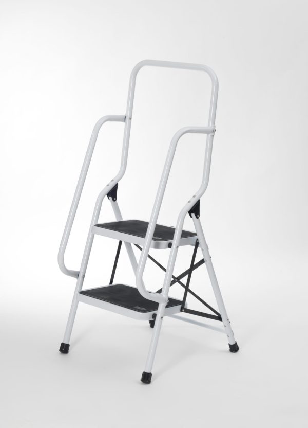 2 Step Safety Ladder with Handrail