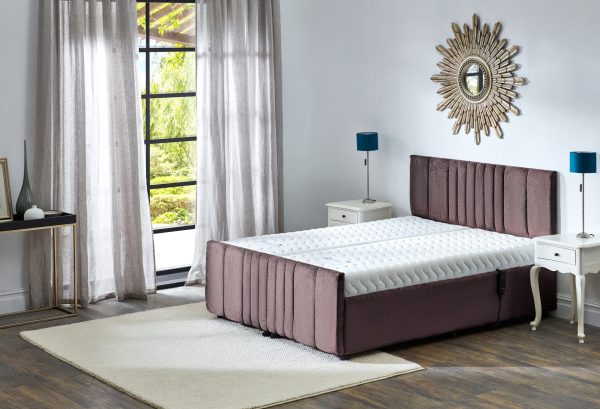 Supreme Adjustable Bed Twin Mayfair Headboard and Footend - 10 Colour Options - Image 11