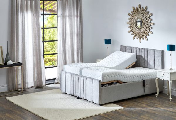 Supreme Adjustable Bed Twin Mayfair Headboard and Footend - 10 Colour Options - Image 4