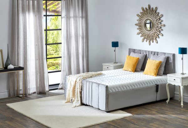 Supreme Adjustable Bed Twin Mayfair Headboard and Footend - 10 Colour Options - Image 2