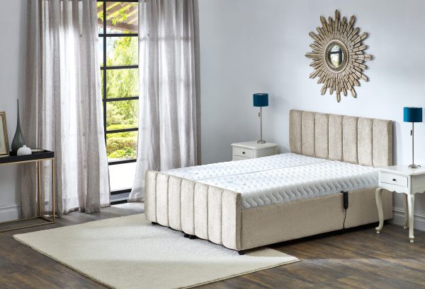 Supreme Adjustable Bed Twin Oxford Headboard and Foot End - 10 Colour Options - Image 11