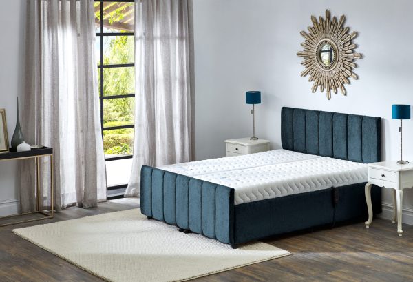 Supreme Adjustable Bed Twin Oxford Headboard and Foot End - 10 Colour Options