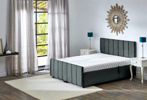 Supreme Adjustable Bed Twin Oxford Headboard and Foot End - 10 Colour Options - Image 13