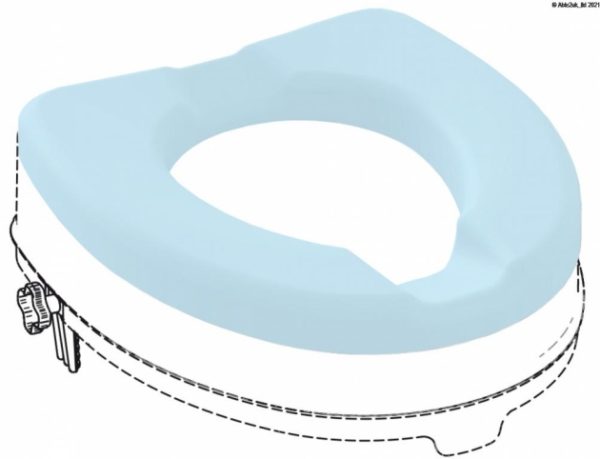 Soft Cushion for Atlantis Raised Toilet Seat - Image 2