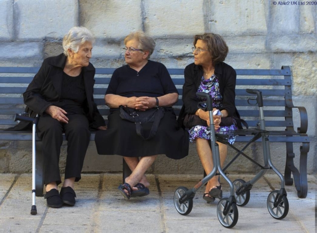 Lets Move Rollator Grey - Image 2